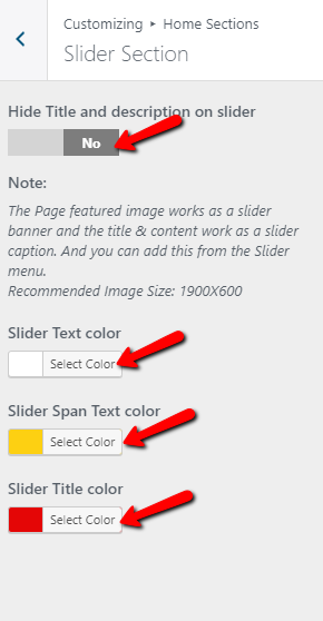 Create New Slider