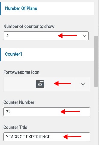 set contact section