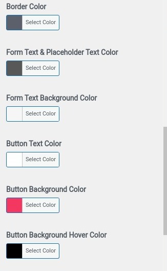 set Footer section