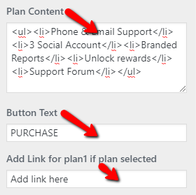 set Pricing section