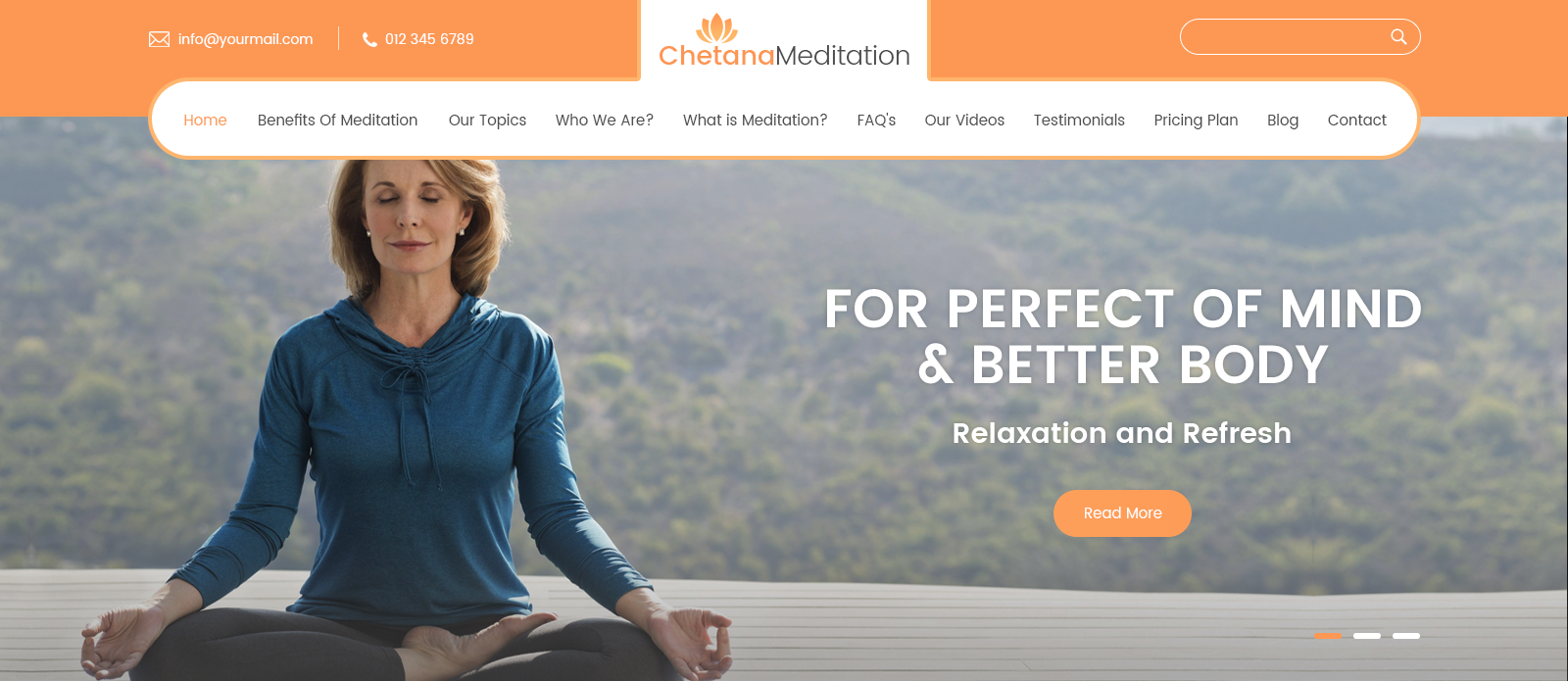 meditation yoga pro wordpress theme