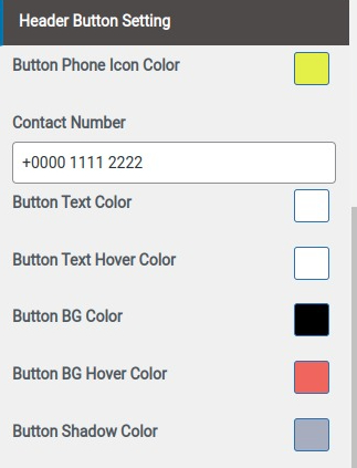 Set Header contact 