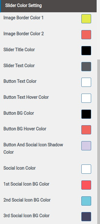 set slider