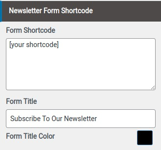 set Footer section