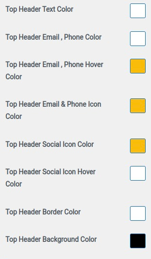 Set Header contact 