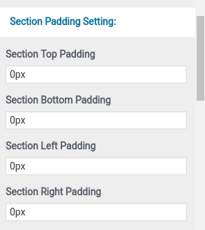 set footer Section