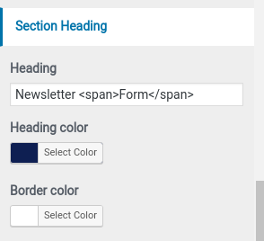 set contact section