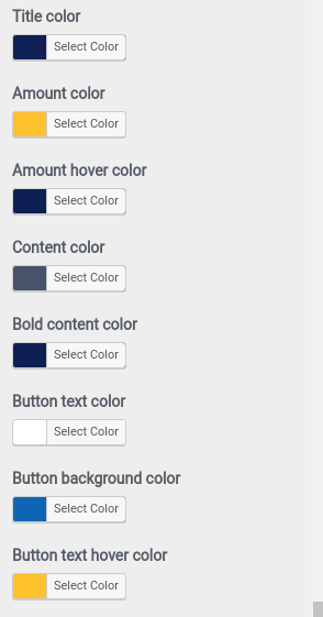 set Pricing section