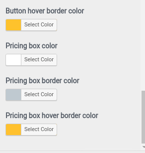 set Pricing section