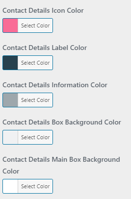 set contact section