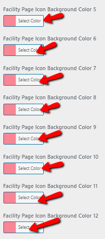 set Facility section