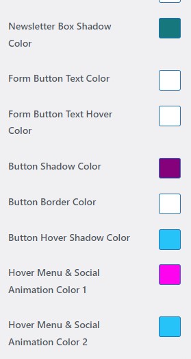 set Footer section