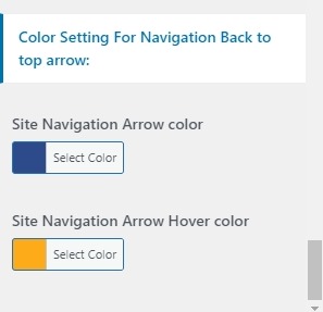 set Footer section