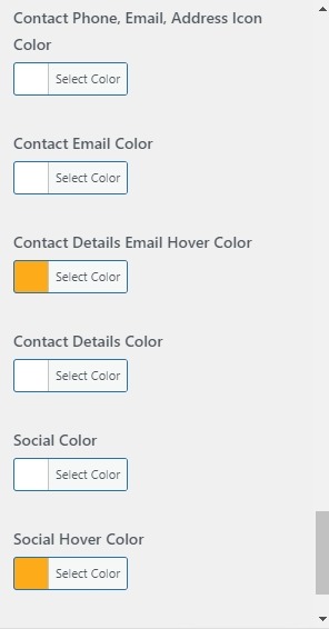 select Contact Page template