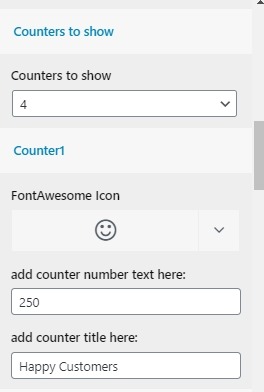 set counter section