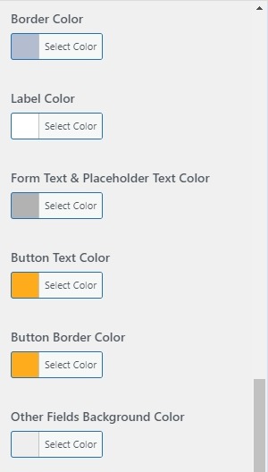 set Footer section