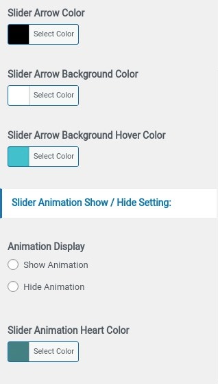 set slider