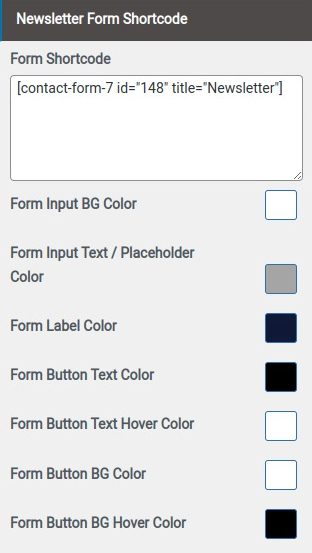 set contact section