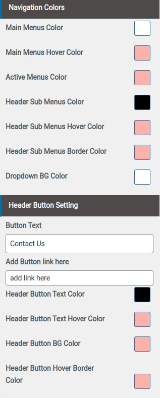 Set Header contact 