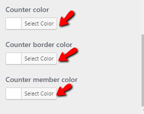 set Counter section