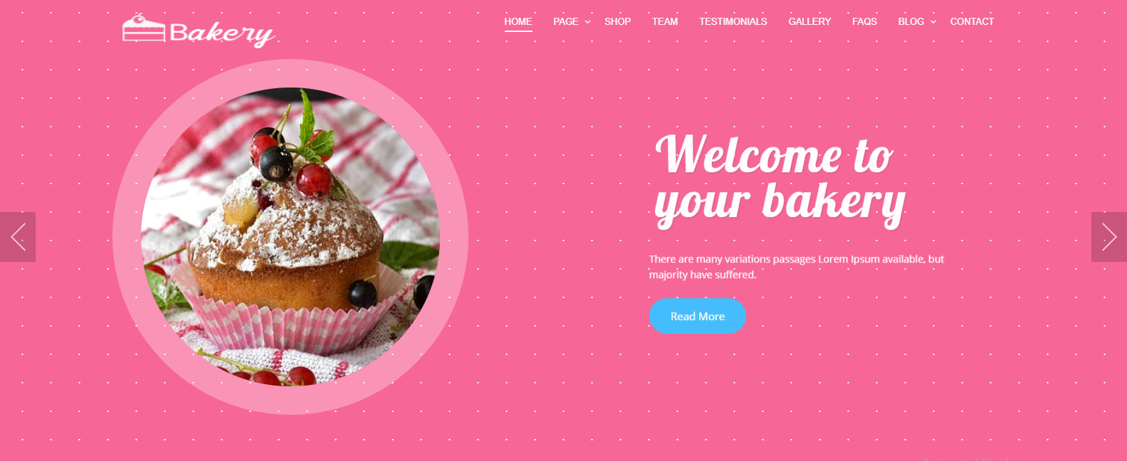 bakery wordpress theme