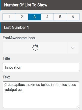 set Featured Page section