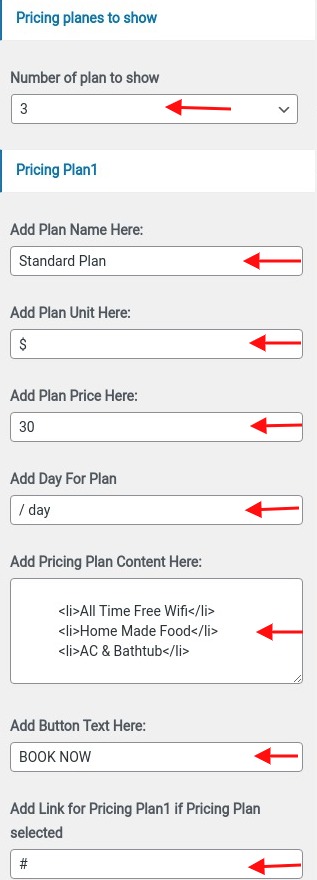 set contact section