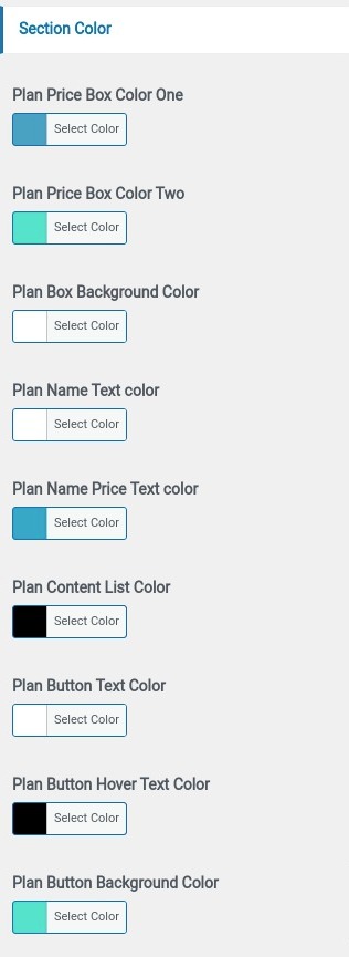 set contact section