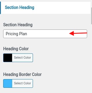 set contact section