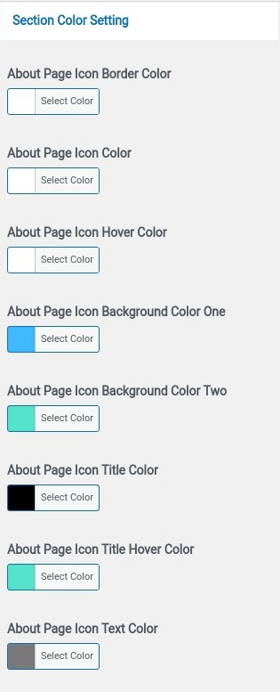 set Featured Page section