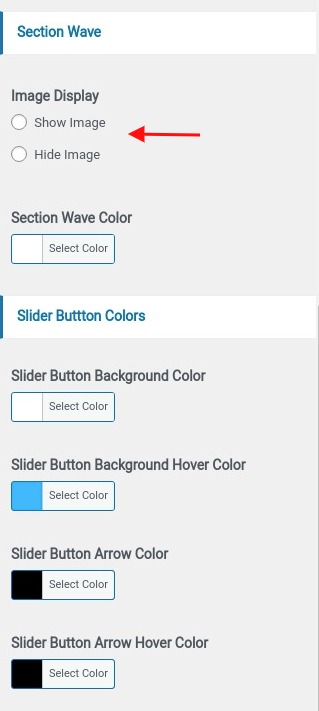 set slider