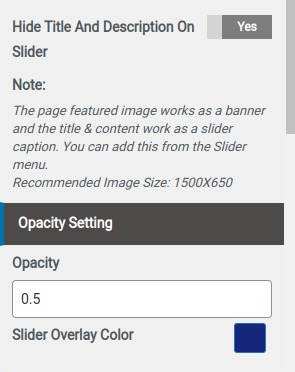 Add New Slider