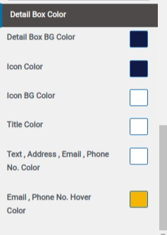 select Contact Page template