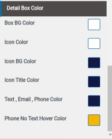 set contact section