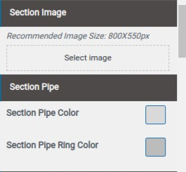 set counter section