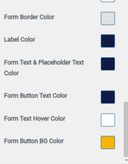 set Footer section