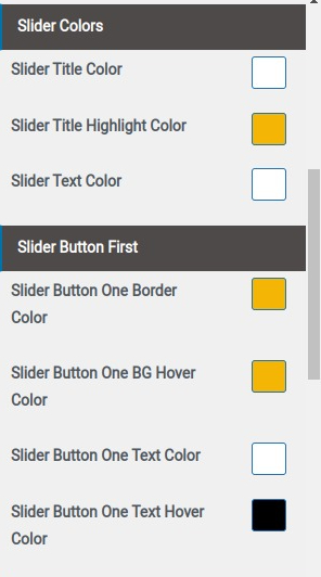 set slider