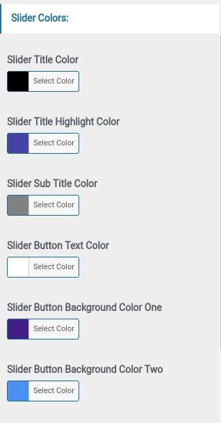 Create New Slider