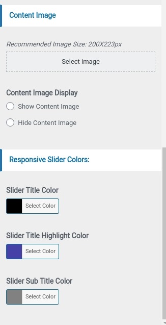 Create New Slider