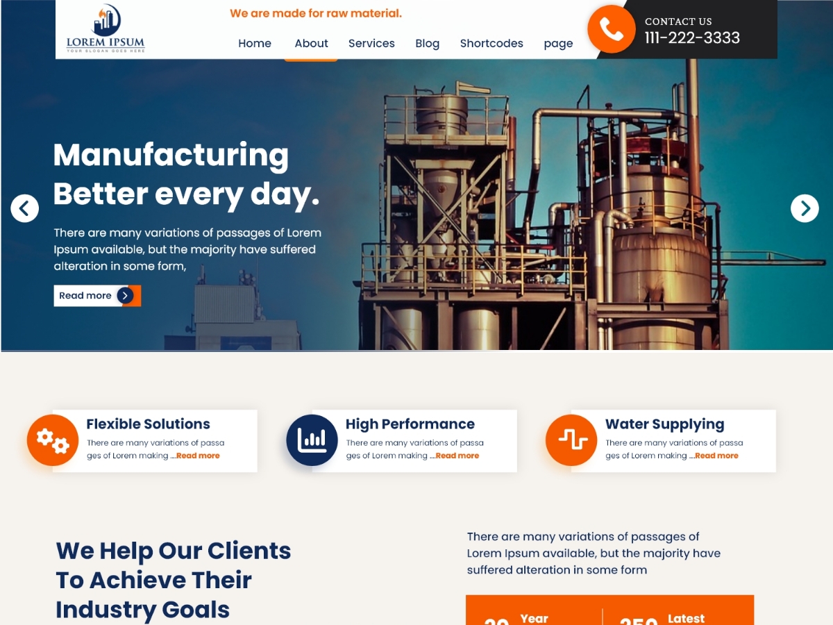 product-industry pro wordpress theme