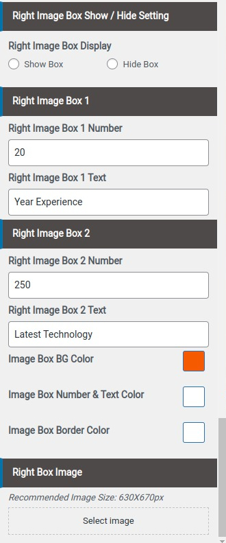 set Featured Page section