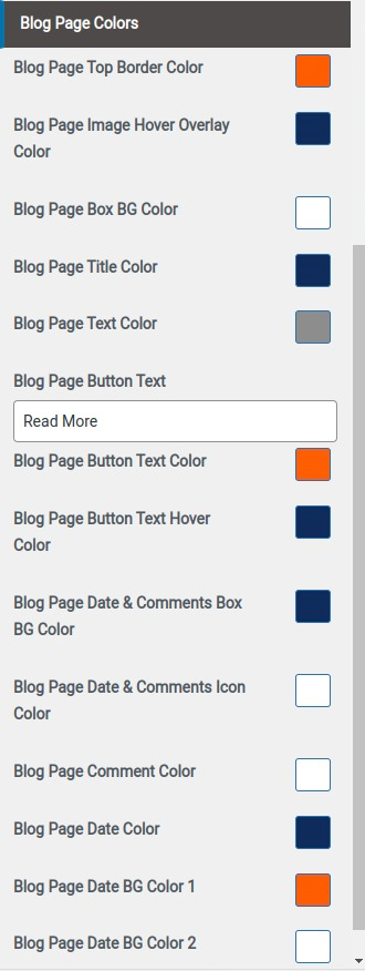 set Page Template