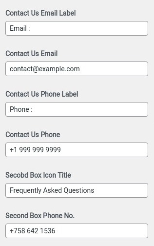 select Contact Page template