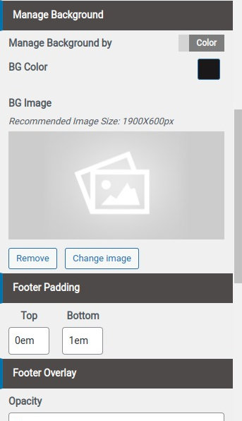 set contact section