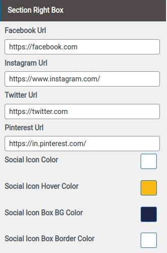 set contact section