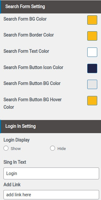 Set Header contact 