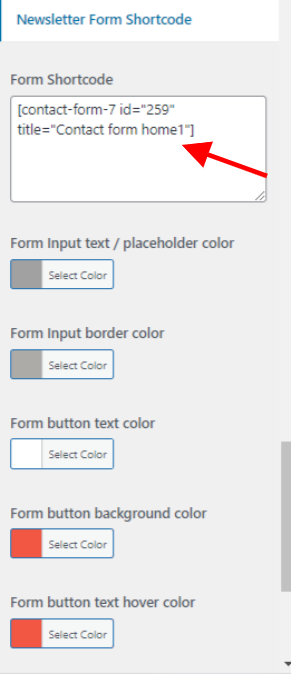 set contact section