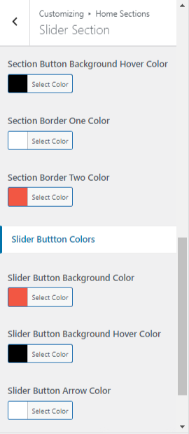 set slider