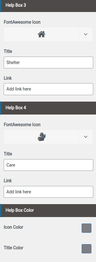select Contact Page template