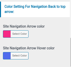 set Footer section